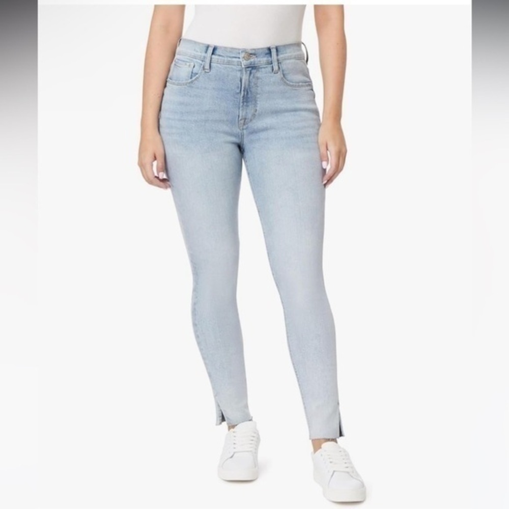 kensie Jeans for Women The Kelsey High-Rise Skinny Raw Edge Hem